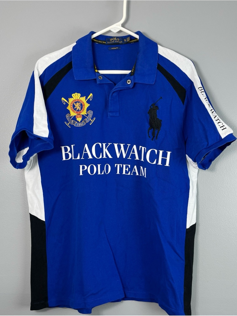 Polo by Ralph Lauren Blue Blackwatch Polo Team Rugby Shirt